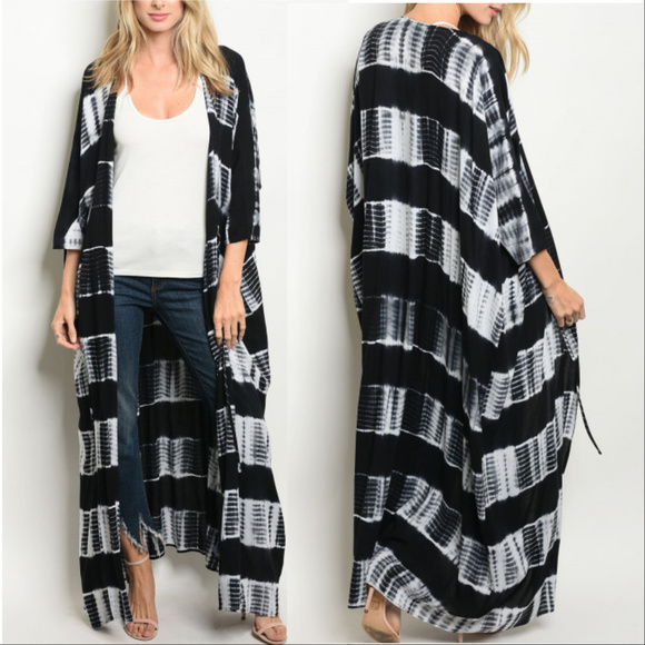 Tops - Boho Tie Dye Kimono